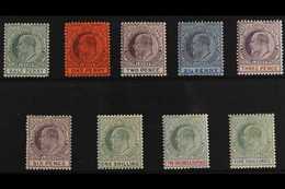 1904  Ed VII Set Complete To 5s, SG 44/52, Very Fine Mint. (9 Stamps) For More Images, Please Visit Http://www.sandafayr - Nigeria (...-1960)