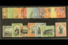 1930  St Paul Set Inscribed "Postage/Revenue", SG 193/209 Complete, Fine To Very Fine Used. (17 Stamps) For More Images, - Malta (...-1964)