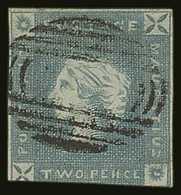 1859  2d Blue, "Lapirot", Early Impression In An Unusual Milky Blue Shades (another Example In Kanai Collection), SG 37, - Mauritius (...-1967)