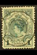 1898  1g Blue-green Type I Perf 11½x11 (NVPH 49, SG 166, Michel 63 I B), Very Fine Cds Used, Very Fresh. For More Images - Andere & Zonder Classificatie
