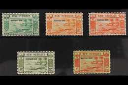 ENGLISH  POSTAGE DUE 1938 Complete Set, SG D6/10, Very Fine Mint. (5 Stamps) For More Images, Please Visit Http://www.sa - Sonstige & Ohne Zuordnung