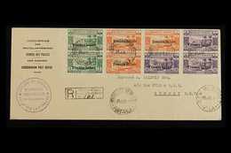 FRENCH  1941 (25 July) Registered Censored Printed 'Service De Postes' Envelope Addressed To Sydney, Bearing 1941 5c (x2 - Andere & Zonder Classificatie