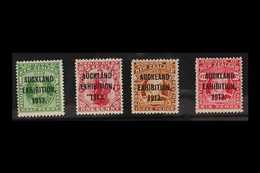 1913  Auckland Exhibition Overprinted Set, SG 412/15, Very Fine Mint (4 Stamps). For More Images, Please Visit Http://ww - Andere & Zonder Classificatie