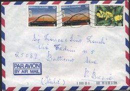 1994 Nuova Caledonia, Lettera In Posta Aerea Per L'Italia Timbro Di Arrivo - Briefe U. Dokumente