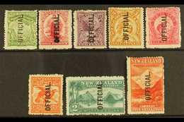 OFFICIALS  1907-11 Perf 14 Complete Basic Set From ½d To 5s, SG O59/O67, Mint, The 6d With Some Minor Toning To The Top  - Other & Unclassified