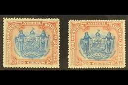 1897  CORRECTED INSCRIPTIONS 24c Perf 13½-14, SG 111, Plus 24c Perf 14½-15, SG 111b, Fine Mint. (2 Stamps) For More Imag - Noord Borneo (...-1963)