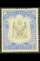 1897-1900  2s6d Black And Ultramarine, SG 48, Fine Mint. For More Images, Please Visit Http://www.sandafayre.com/itemdet - Nyassaland (1907-1953)