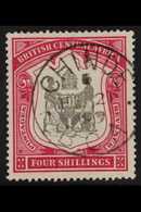 1897-1900  4s Black And Carmine, SG 50, Very Fine Used. For More Images, Please Visit Http://www.sandafayre.com/itemdeta - Nyasaland (1907-1953)