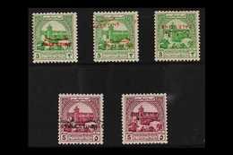 JORDANIAN OCCUPATION  VARIETIES 1949 Obligatory Tax Overprints Superb Mint Group Of All Different Overprint Errors, Incl - Palästina