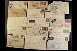 WW2 AUSTRALIAN FORCES - A.I.F. FIELD P.O. DATESTAMPS  A Fine Collection Of Covers (couple Of Fronts) Back To Australia,  - Papoea-Nieuw-Guinea