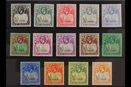 1922-37  "Badge Of St Helena" (watermark Multi Script CA) Set Complete From ½d To 7s6d, SG 97/111 Very Fine Mint. (14 St - Sint-Helena