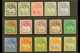 1922-37  Multi Script CA Watermark Set To 10s, SG 97/112, Mint (15 Stamps) For More Images, Please Visit Http://www.sand - Isla Sta Helena