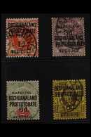 MAFEKING  1900 1d On ½d Vermilion To 6d On 3d Purple On Yellow, Stamps Of Bechuanaland Protectorate, SG 6- 9, Complete S - Zonder Classificatie