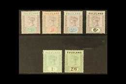 ZULULAND 1894-96  Key Plate Set (less 3d) To 2s.6d, SG 20/26, Fine Mint. (6 Stamps) For More Images, Please Visit Http:/ - Ohne Zuordnung