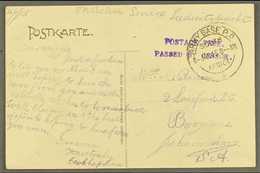 1915  (4 Jan) Stampless Postcard (of Railway Construction Gang) Hand Endorsed "On Active Service Luderitzbuch" Sent To J - África Del Sudoeste (1923-1990)