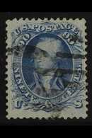 1861 - 2  90c Pale Blue Washington, Perf 12, Sc 72, SG 68a, Fine Used. Good Colour With Full Perfs For More Images, Plea - Other & Unclassified