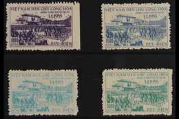 1956  Return Of Government To Hanoi Set, SG N42/45, Very Fine Unused As Issued (4 Stamps) For More Images, Please Visit  - Vietnam