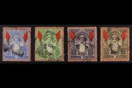 1899-1901  1r, 2r, 3r, And 5r Sultan Top Values, SG 200/204, Very Fine Used. (4 Stamps) For More Images, Please Visit Ht - Zanzibar (...-1963)