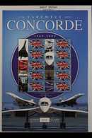 BUSINESS CUSTOMISED SHEETS  2005-2009 All Different Limited Edition Collection Featuring CONCORDE, Includes 2005 "Farewe - Other & Unclassified