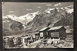 Saas-Fee Mit Täschhorn/ Feldpost - Täsch