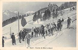 Thème   Sports D'hiver  Ski     Départ D'une Course De Ski  Edition G.Decaux  (voir Scan) - Wintersport