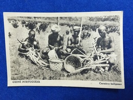 ANTIQUE POSTCARD PORTUGUESE GUINEA GUINÉ - CESTEIROS INDIGENAS UNUSED ETHNOGRAPHIC - Guinea Bissau