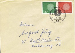 Germany - Mi-Nr 620/621 FDC (T629)- - 1961-1970