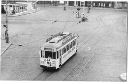 VERVIERS (Belgique) Photographie Format Cpa Tramway électrique Sur Une Place Vers 1950-60 - Verviers