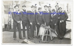 LES MARINS TOUS NOMMES DU WALDECK ROUSSEAU A SHANGHAI EN 1923 CROISEUR CUIRASSE - CARTE PHOTO MILITAIRE - Andere Oorlogen