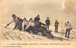 Thème   Sports D'hiver       Bobsleigh.   Au Mont Revard    (voir Scan) - Winter Sports