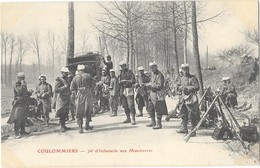 COULOMMIERS (77) 76ème D'infanterie Aux Manoeuvres Soldats Gros Plan - Coulommiers