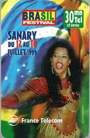 Codecarte - France Télécom - Brasil Festival SANARY - TBE - 5000 Ex. - Tickets FT