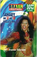 Codecarte - France Télécom - Brasil Festival SANARY - TBE - 5000 Ex. - Billetes FT