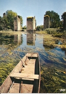 86. CPM. Vienne. Lussac-les-Châteaux. Ruines Des Quatre Piles Du Pont-Levis Du Château - Lussac Les Chateaux