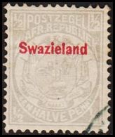 1892. SWAZILAND. Red Overprint  __½ P. __  (MICHEL 9) - JF318488 - Swasiland (...-1967)