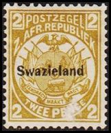 1889. SWAZILAND. Black Overprint  __2 P. __  (MICHEL 3) - JF318492 - Swasiland (...-1967)