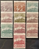 SAN MARINO 1903/25 - MLH - Sc# 40, 41, 42, 44, 47, 49, 52, 57, 63, 65 - Ongebruikt