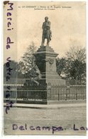 - 44 - Le Creusot -  (S.-et -L.), Statue De Mr Eugéne Schneider, Non écrite, épaisse, BE, Scans.. - Le Creusot