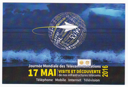 Polynésie Française / Tahiti - Carte Postale Prétimbrée à Poster 2016 Entier - Journée Mondiale Des Télécommunications - Unused Stamps