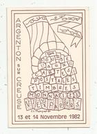 Cp, Bourses& Salons De Collections, 1 ére Bourse Aux Cartes Postales, ARGENTON SUR CREUSE , 1982 ,vierge - Bourses & Salons De Collections