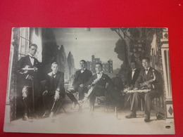 CARTE PHOTO ORCHESTRE MUSICIENS A IDENTIFIER - Music And Musicians