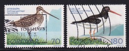 Faroe Islands 1977, Birds Minr 28-29 Vfu - Faeroër