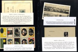 EUROPE WWII GERMAN OCCUPIED TERRITORIES Collection Of Mainly Postal History In Two Albums From Bohemia & Moravia, Czecho - Autres & Non Classés