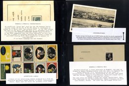 EUROPE WWII GERMAN OCCUPIED TERRITORIES Collection Of Mainly Postal History In Two Albums From Bohemia & Moravia, Czecho - Andere & Zonder Classificatie