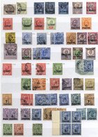 OVERPRINTS On GB, Range In Two Stock Books Of Mainly British P.O's Abroad With M & U Ranges From Bahrain, British Levant - Altri & Non Classificati