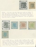 CHINA (SHANGHAI) 1865-96 Duplicated Ranges In A Stock Book Commencing With A Small Study Of The Forgeries Of Imperf Drag - Autres & Non Classés