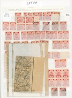 LATVIA Extensive Duplicated Range In Two Stock Books From First Issue To 1940's. (many 100's) - Other & Unclassified