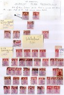 NEW ZEALAND One Penny Universals Duplicated Ranges (mainly U), Partly Sorted With Identified Flaws Etc, Pmk Interest, Bo - Sonstige & Ohne Zuordnung