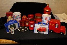 Post Office Pillar Money Boxes Etc. 20th Century With Earlies Vintage Examples, Trench Art Type, China Crested, 1937 Cor - Other & Unclassified