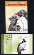 BIRDS - Falkland Islands 2003 Rockhopper Booklets (35), SG.SB13, Hong Kong 2006 $30 Red Whiskered Bulbul Booklets (16),  - Sonstige & Ohne Zuordnung